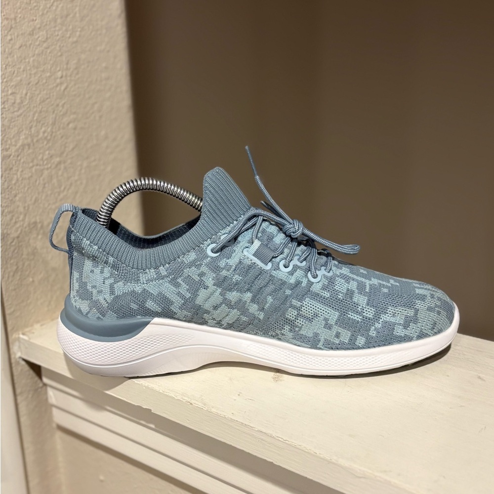 FootJoy FJ Flex XP Golf Shoes Blue Camo Women's SZ 7 (95349) Worn Once - Picture 2 of 9